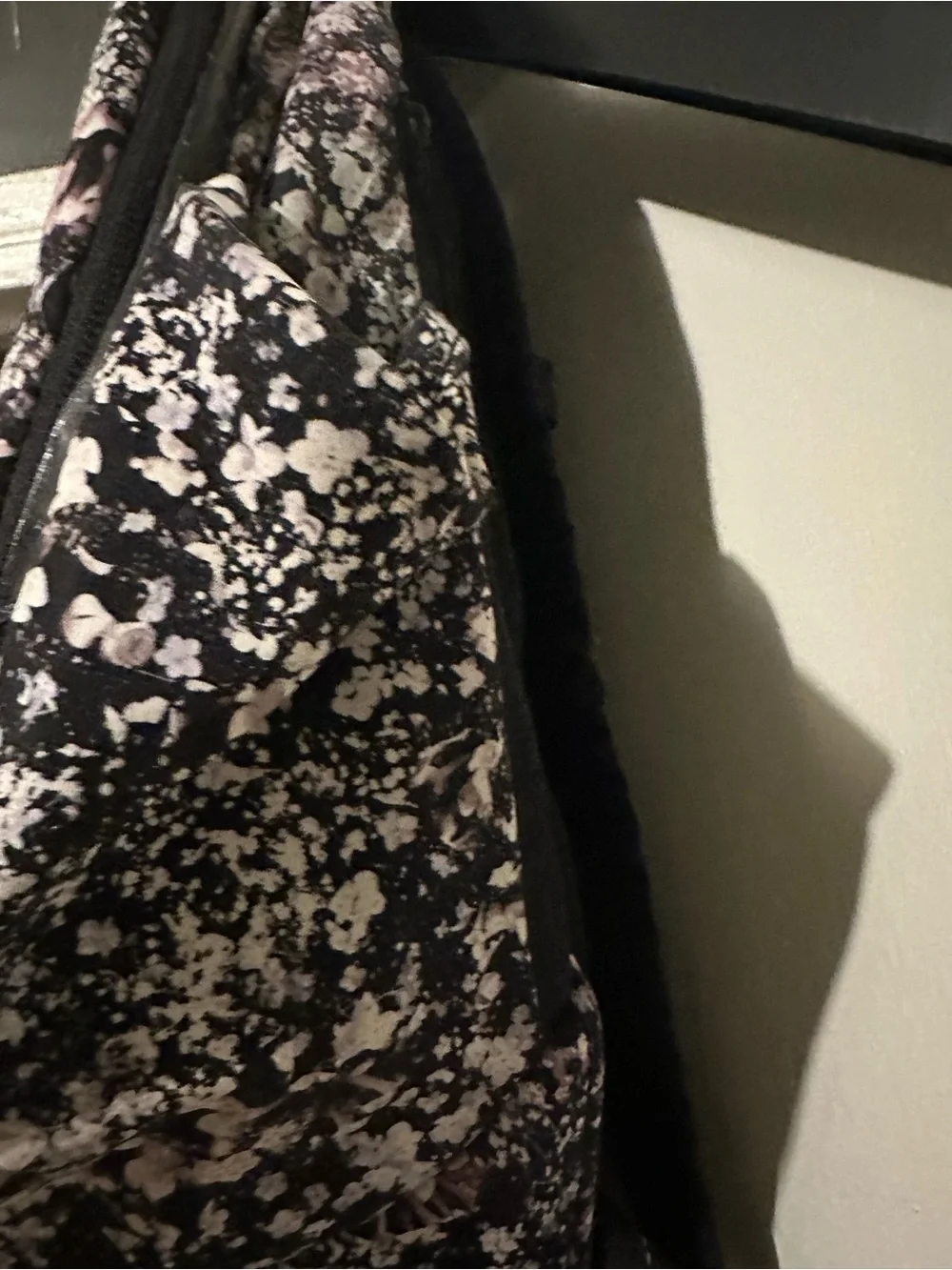 Lululemon Fast and Free 13L Floral Print Women's Backpack - Black and Pink.